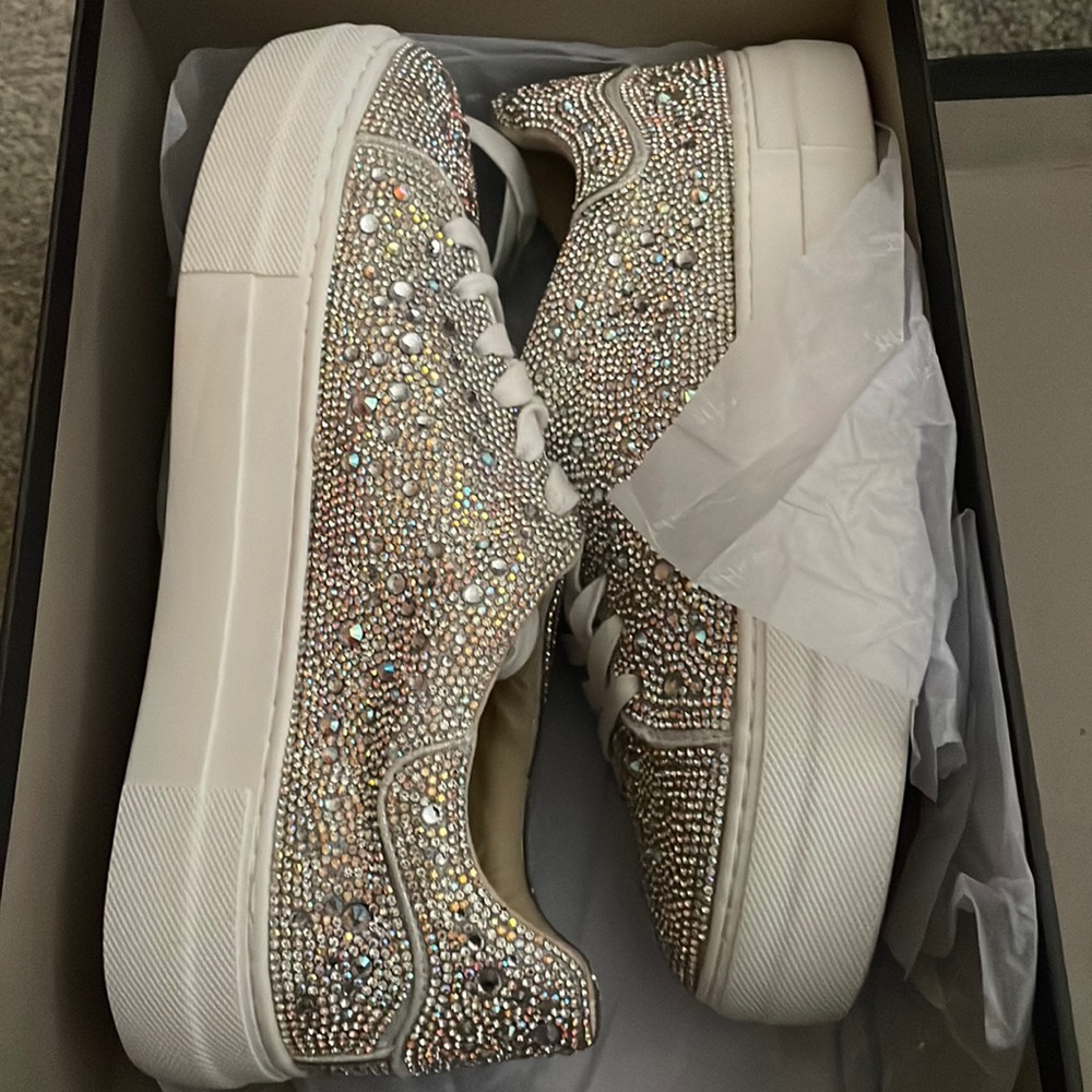 COPY - BETSY JOHNSON sparkly rhinestone shoes